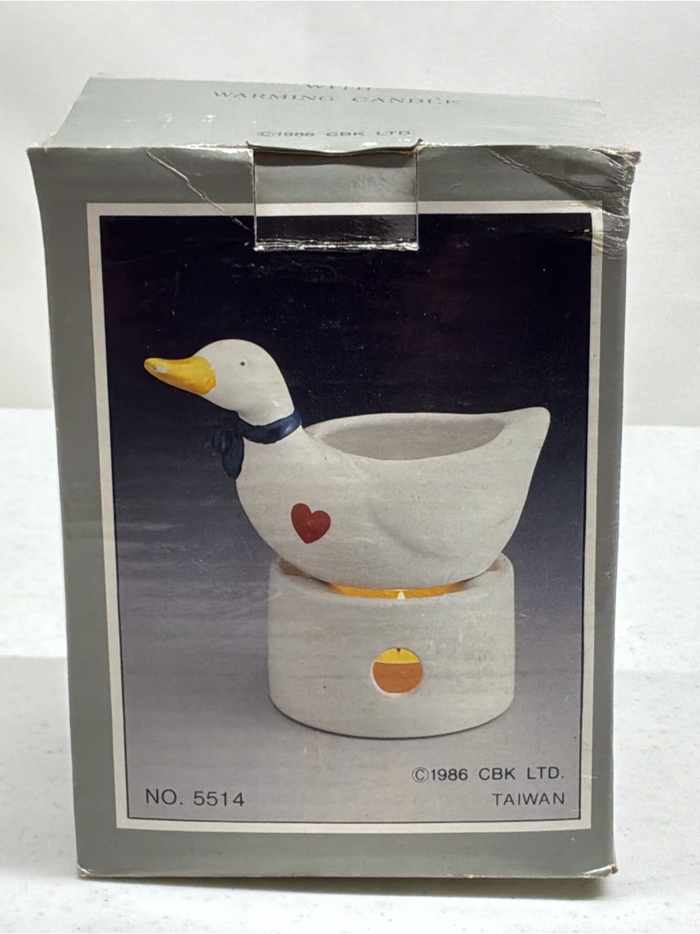 Vintage Goose Ceramic Simmer Potpourri Candle Cottage Core ~ 1980's ~NEW - Picture 11 of 11